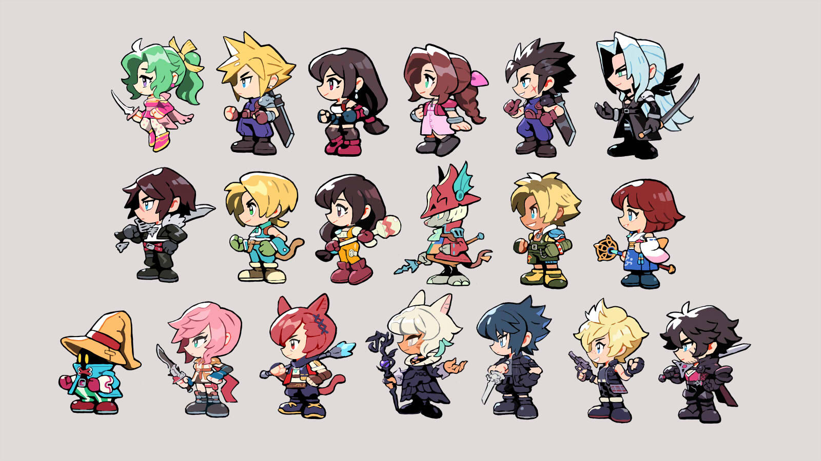 FF Stickers and Pins